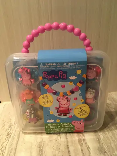 Peppa Pig kids necklace activity set. New with tags, never used. $20. Pick up in Kingston. Will ship...