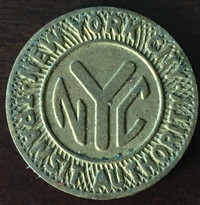 New York city Transit Authority token