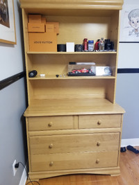 Dresser with book shelf