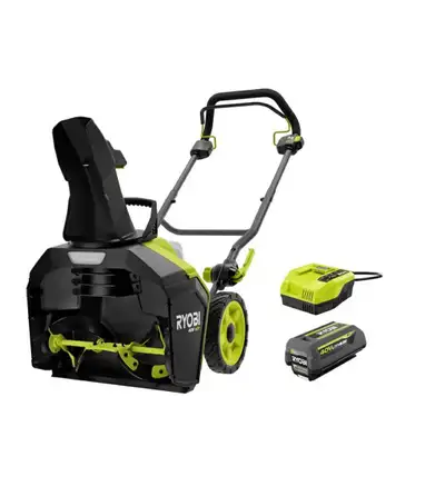 RYOBI 40V HP 18" Brushless Cordless Electric Snow Blower Kit, View more