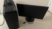 COMPETE PC WITH MONITOR, KEYBOARD AND MOUSE 