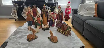 nativity scene (ceramic), View more