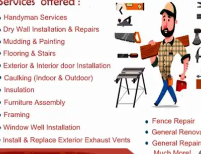 Handyman.contractor.Insulation.drywall.flooring, View more