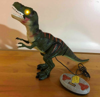 Tyranosaure Rex 'Mighty Megasaur' avec manette de contrôle