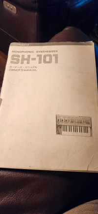 Roland sh101 manuals 