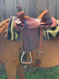 Dekota roping saddle