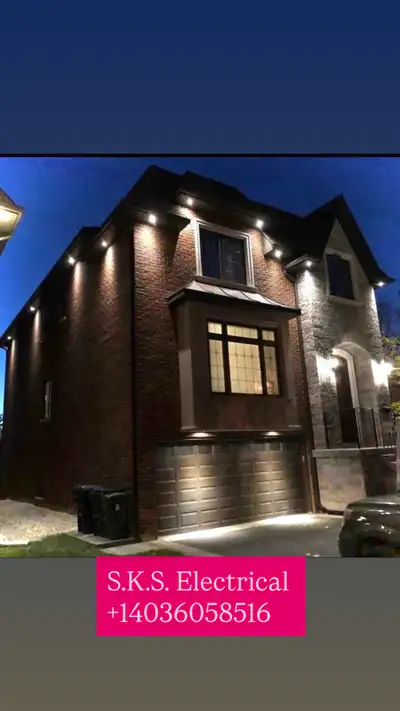 Electrician/camera installation/ holiday lights, View more