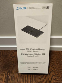 5 in 1 wireless charger station. New. Sealed Fast Charger