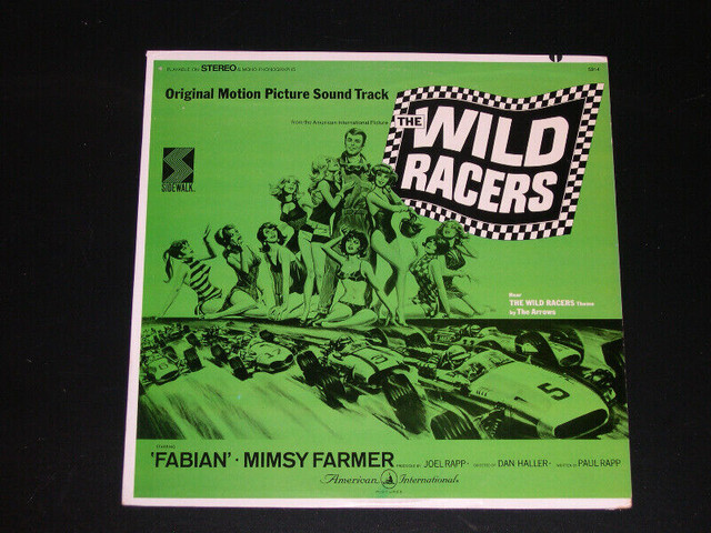 The Wild Racers - Soundtrack (1968) LP dans CD, DVD et Blu-ray  à Ville de Montréal