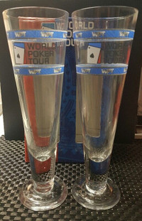 World Poker Tour Pilsner Glass Set