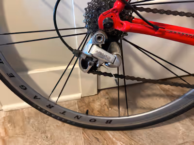 Excellent Condition, more pictures available upon interest TARIFF FREE Red, weighs 18 lbs, Trek Carb...