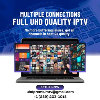 IPTV Service IN 4K, UHD Quality, View more