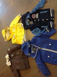 Reduced! 4 Cute and Good Quality Little Boys Jackets