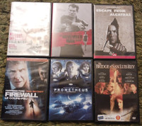 Tom Cruise, Harrison Ford, Clint Eastwood, Pierce Brosnan DVDs