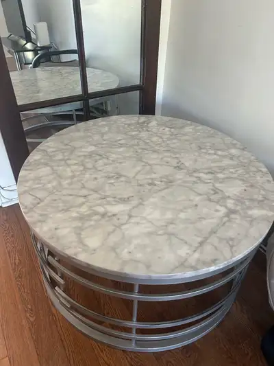Round Marble Coffee Table, View more