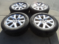 4 18 inch Alloy Rims for Mazda SUV (5x114.3 mm).  Tires no Good.
