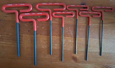 Jeu de 7 cles hexagonal EKLIND Set of  7 Hex Keys, View more