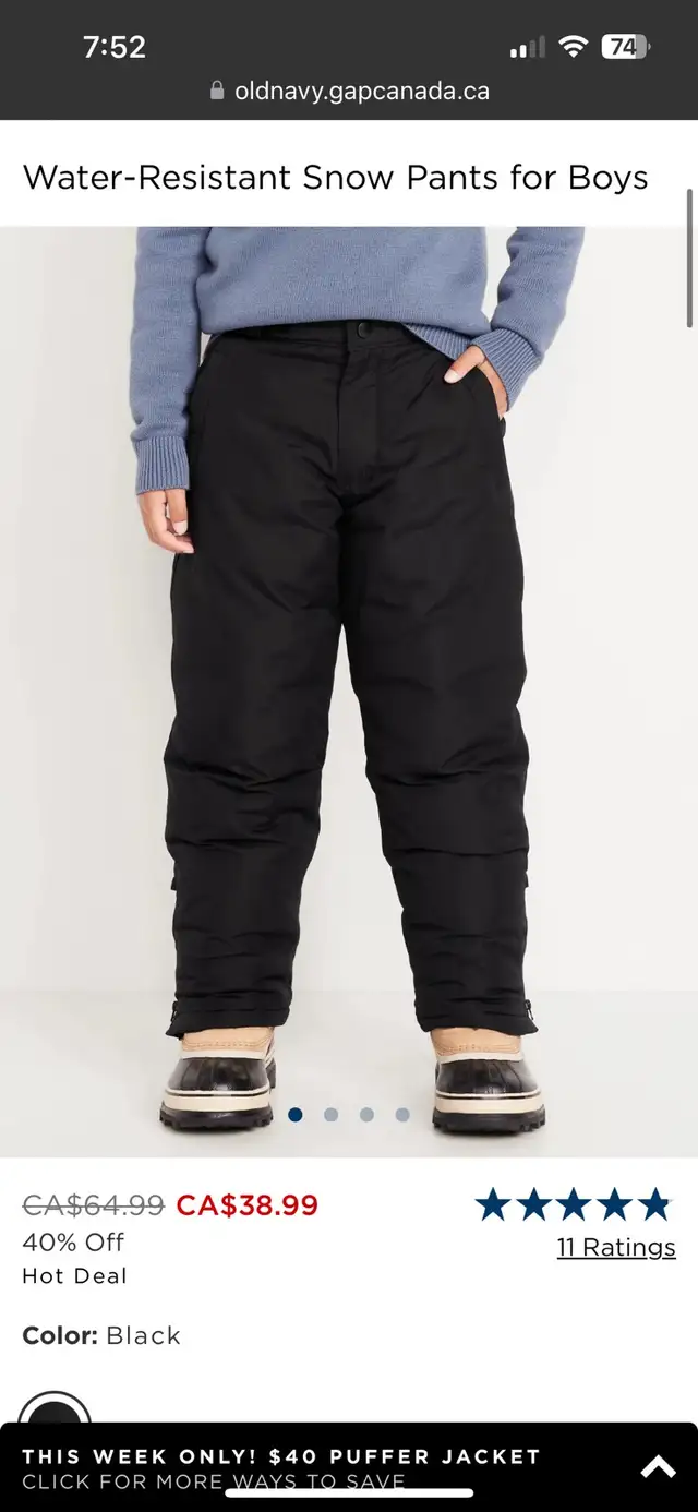 old navy kids snowsuit in Kids & Youth in Edmonton - Image 3