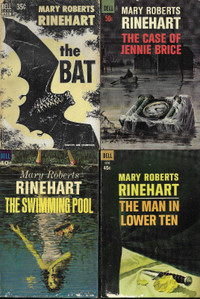 4 x Mary Roberts Rinehart: Bat-Case Jennie Brice-Swimming Pool +