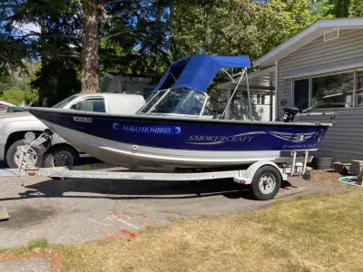 2003 Smoker craft Ospray Delux with 2021 70 HP Yamaha Outboard with 300 hours, Lake use only. Comes...