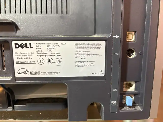 Dell Laser MFP 1600n -Printer-scanner-Copier in Printers, Scanners & Fax in Mississauga / Peel Region - Image 5