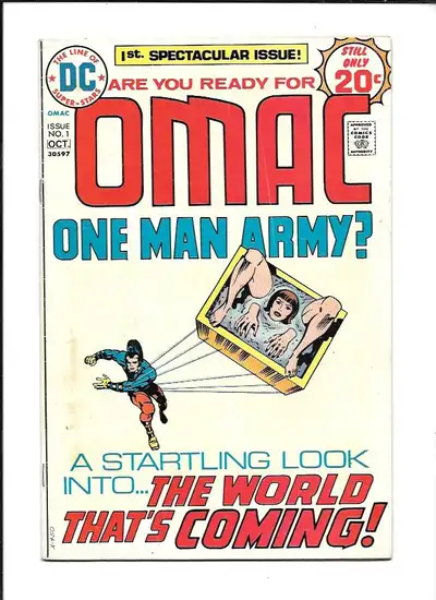 OMAC ONE MAN ARMY #1 DC 1976VG- 3.5 JACK KIRBY ART $10, View more