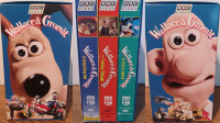 Wallace & Gromit VHS Box Set 3x Animated Films 1989/93/95 - BBC