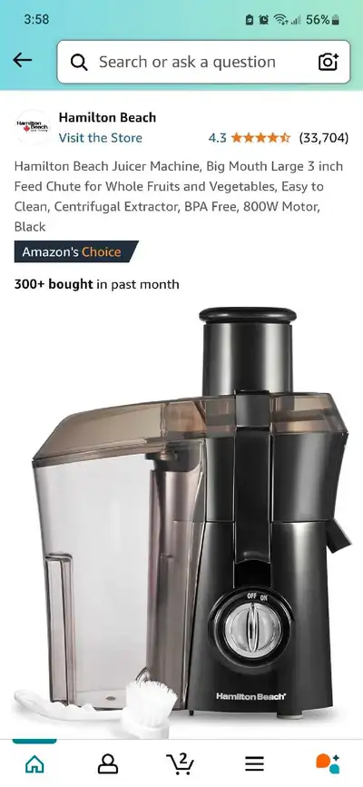 Juicer (Hamilton Beach), View more