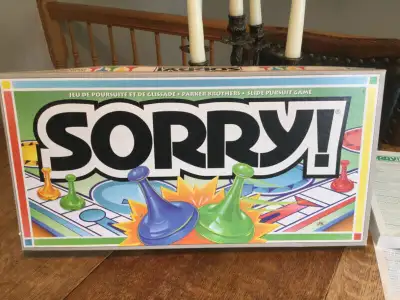 Jeu SORRY  an 1993     game bilingue, View more