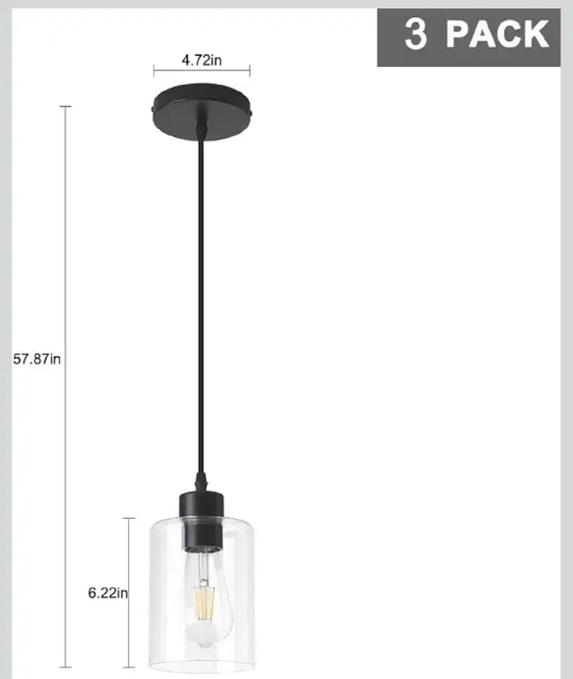 Pendant Lights in Indoor Lighting & Fans in Mississauga / Peel Region - Image 5