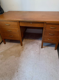 Large Oak Desk