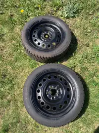 2 winter tires on rims