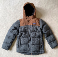 Patagonia Boys Bivy Down Winter Jacket, M, Excellent Condition