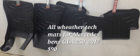ALl WEATHER TECH FLOOR MATS FOR MERCEDES BENZ GLA250