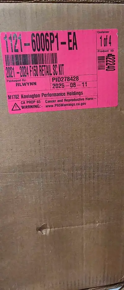 Brand new Roush F150 supercharger. Upgrade your 2021-2026 F-150 with 705HP Supercharger Kit—a premie...