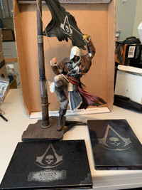 Jeux Assassin’s Creed Black Flag avec statue et livre!