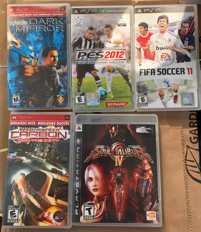 PSP/PS3 Games, View more
