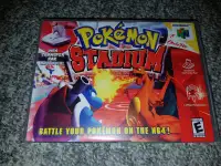 Pokemon Stadium with Custom Case N64