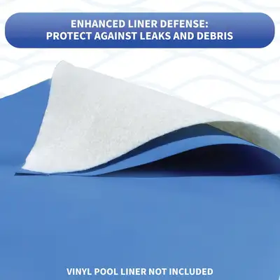 Gorilla Pad 12x24' geotextile protection liner for above ground pools, tents, etc Brand: Blue Wave C...