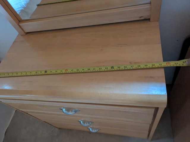 Solid wood bedroom dresser and homework desk in Multi-item in Ottawa - Image 3