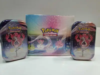 pokemon: paldean fates mini tin display, View more