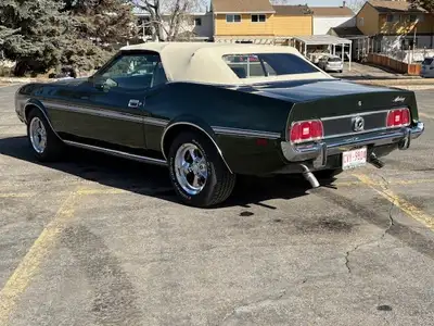 COOL SUMMER CRUISER 1973 MUSTANG CONVERTIBLE History/Overview: Built at the Dearborn, Michigan plant...