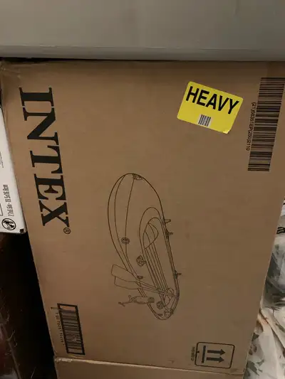 This boat set is brand new I have 2 new boat sets, $200 each. The Intex® Seahawk™ 4 inflatable boat...