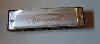 Vintage Rare Burswood Harmonica