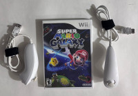 Wii Games ( Super Mario Galaxy 1 & 2) & Nunchuck Controllers