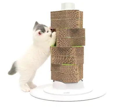 Catit Senses 2.0 Cat Scratching Post Just the cardboard is a little bit bent in some places. Regular...