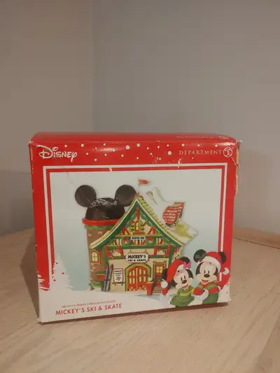 Mickey's Ski and Chalet Department 56 Christmas Village House, View more