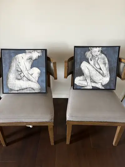 $20 Framed Liz Jardine Nude Figure Art – (Set of 2), View more