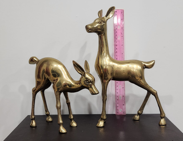 Brass Deer Sculptures in Arts & Collectibles in Kitchener / Waterloo - Image 2