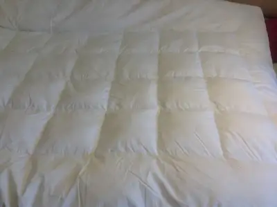Brand new, queen size feather down comforter, View more